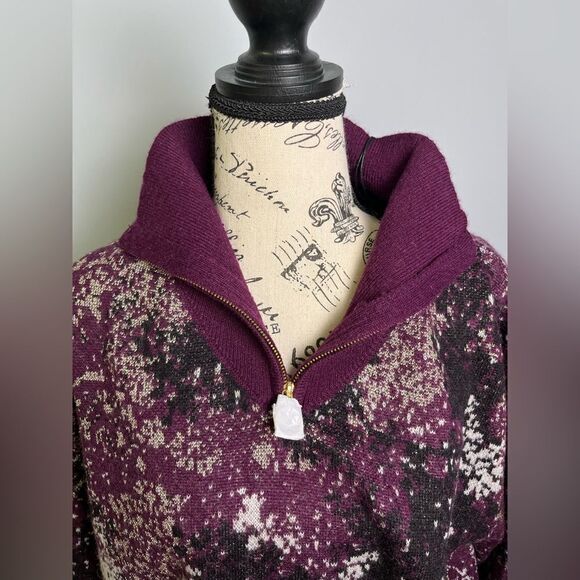 SCOTCH & SODA Half-Zip Jacquard Sweater NWT Size L - Picture 5 of 11